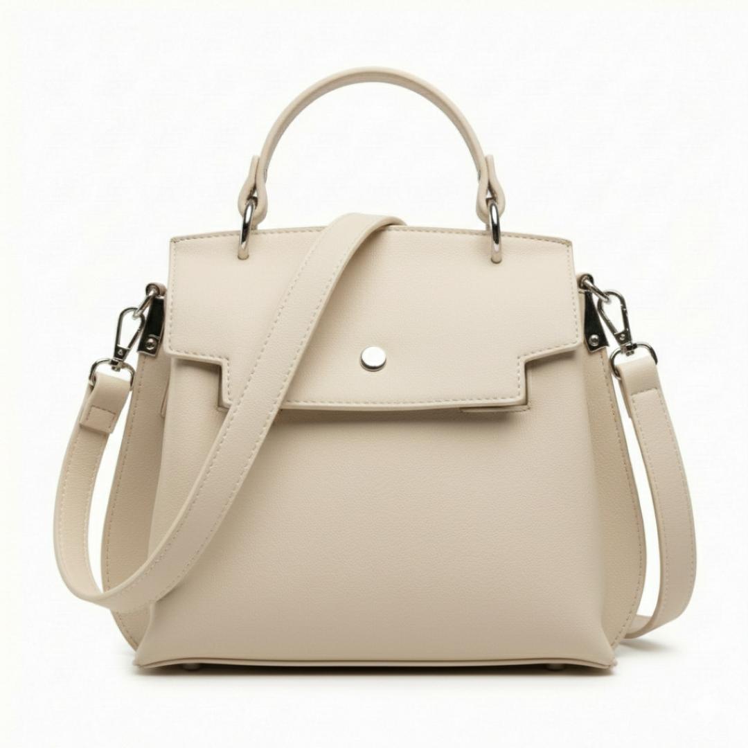 Women's Tan Hand & Shoulder Bag – Elegant Classic Design with Adjustable Strap