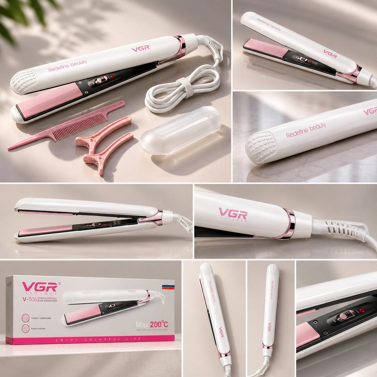 Hair Straightener & Styling Iron – Ceramic Hair Straightener