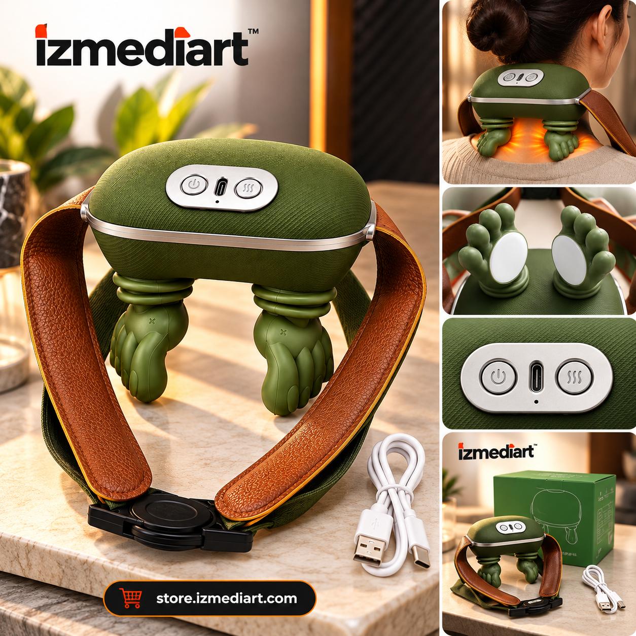 MULTIFON FZ-831 Neck and Shoulder Massager with Heat