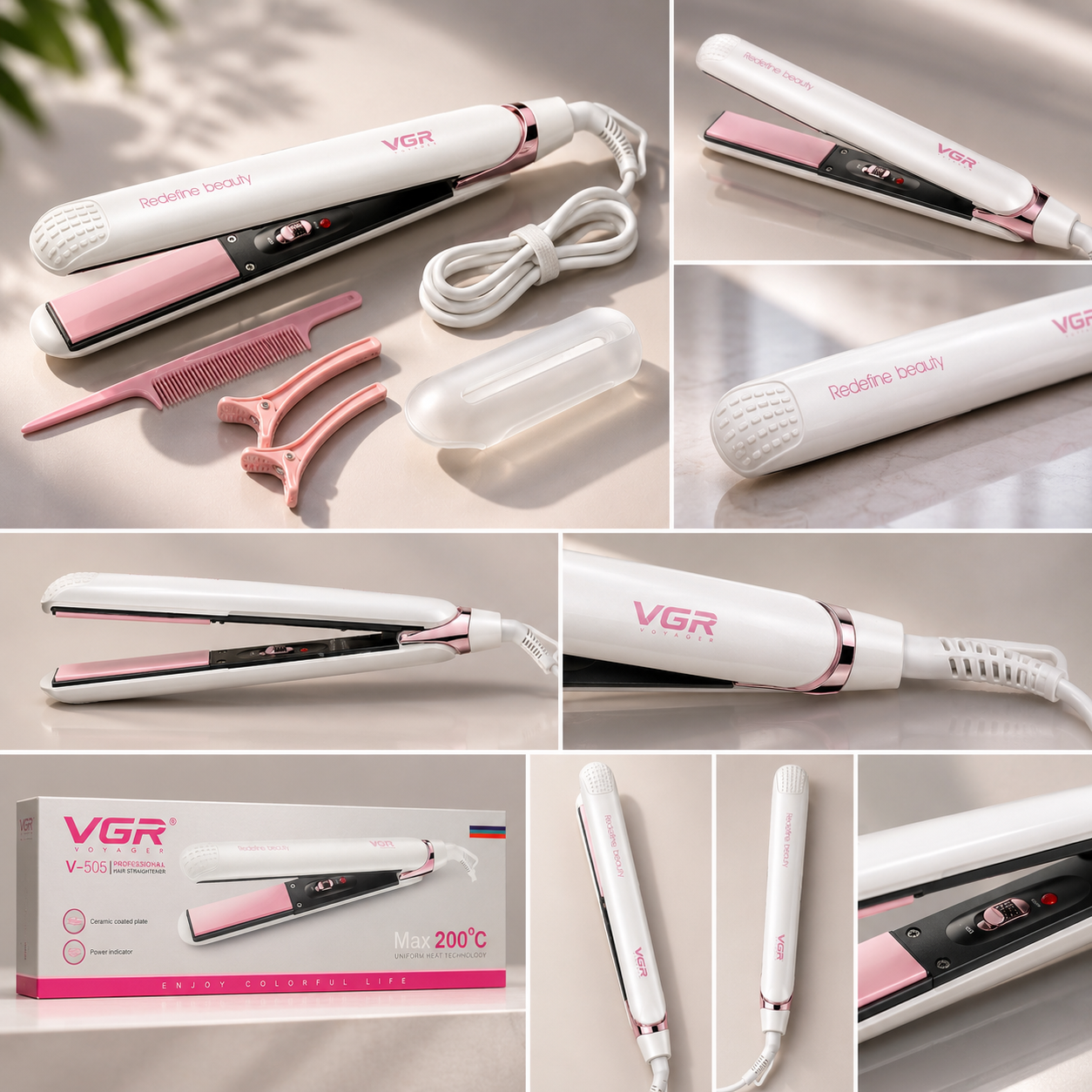 Hair Straightener & Styling Iron – Ceramic Hair Straightener